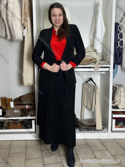 Sako dlhý rukáv dámske (S/M ONE SIZE) TALIANSKA MÓDA IM426038/DUR