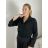Košeľa dlhý rukáv dámska LAJLA (S/M/L ONE SIZE) TALIANSKA MÓDA IMWHA261132/DUR S/M/L čierna