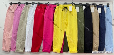 Kalhoty outdoorové dámské nadrozměr (40/42/44 ONE SIZE) ITALSKÁ MÓDA IM426043