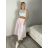 Sukňa stredne dlhá  dámska (S/M/L ONE SIZE) TALIANSKA MÓDA IMWKH26945/DUR S/M/L růžová světlá