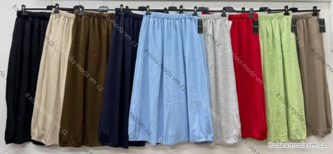 Sukně dlouhá dámská nadrozměr (50/52/54 ONE SIZE) ITALSKÁ MÓDA IM426071