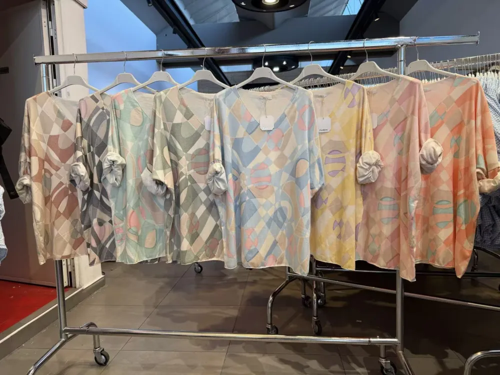 Tunika dlouhý rukáv dámská (S/M/L ONE SIZE) ITALSKÁ MÓDA IMPLI2620661