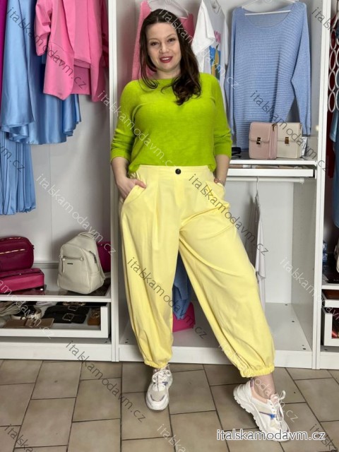 Kalhoty outdoorové s páskem dámské STAR (S/M/L ONE SIZE) ITALSKÁ MÓDA IMC261111/DR