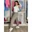 Kalhoty elegantní dámské (S/M/L ONE SIZE) ITALSKÁ MÓDA IM426030