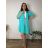 Cardigan letný 3/4 dlhý rukáv dámsky nadrozmer VESUNA (48/50/52 ONE SIZE) TALIANSKA MÓDA IM425415
