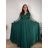 Šaty dlouhé elegantné spoločenské, dlouhý rukáv dámske nadrozměr (4XL-6XL) TALIANSKA MÓDA FMPCH269391/DR 4XL tmavo smaragdová