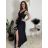Šaty elegantní dlouhé bez rukávu dámské SARA (M/L/XL ONE SIZE) ITALSKá MóDA IM4251146