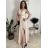 Šaty elegantní dlouhé bez rukávu dámské SARA (M/L/XL ONE SIZE) ITALSKá MóDA IM4251146