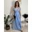 Šaty elegantní dlouhé bez rukávu dámské SARA (M/L/XL ONE SIZE) ITALSKá MóDA IM4251146