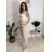 Nohavice elegantné dámske (S/M/L ONE SIZE) TALIANSKA MÓDA IM426030/DUR sv. růžová S/M/L