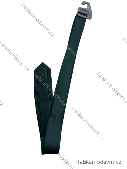Kravata pánska úzka 6x72, 5cm JASMAN (one size) turecká móda JSM25001/DUR smaragdová