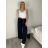 Kalhoty volnočasové s páskem dámské (S/M/L ONE SIZE) ITALSKÁ MÓDA IMSM261119