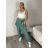 Kalhoty volnočasové s páskem dámské INNA (S/M/L ONE SIZE) ITALSKÁ MÓDA IMSM261124
