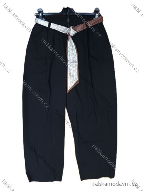 Nohavice letné s opaskom dámske (S/M/L ONE SIZE) TALIANSKA MÓDA IMSM26096