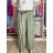 Kalhoty volnočasové s páskem dámské (S/M/L ONE SIZE) ITALSKÁ MÓDA IMSM261119