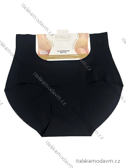 Kalhotky vysoké dámské (L/XL-3XL) FINELLA FIN26WNMN90592/DU 2XL Černá