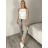 Kalhoty dlouhé strečové dámské (M/L ONE SIZE) ITALSKÁ MÓDA IMD23311