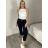Kalhoty dlouhé strečové dámské (M/L ONE SIZE) ITALSKÁ MÓDA IMD23311