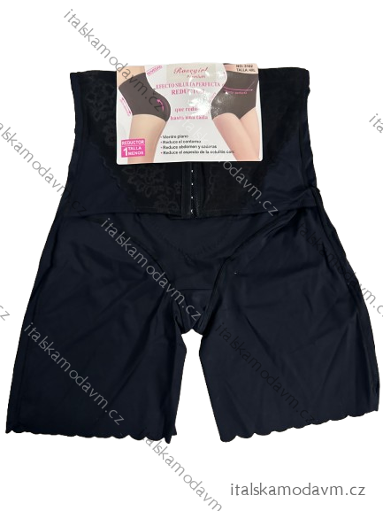 Nohavičky sťahovacie s nohavičkou nadrozmer dámsky (2XL-4XL) ROS263102/DU 4XL čierna