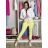 Kalhoty strečové dlouhé dámské PANTALONE (S/M/L ONE SIZE) IMPOZ25LV-6318/DUR sv. žlutá S/M/L