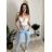 Nohavice strečové dámske  LINDA (S/M/L ONE SIZE) TALIANSKA MÓDA IM4251163