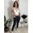 Nohavice strečové dámske  LINDA (S/M/L ONE SIZE) TALIANSKA MÓDA IM4251163