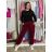 Tepláky/Kalhoty elegantné oversize dlhé dámske (S/M/L ONE SIZE) TALIANSKA MÓDA IMD26003