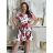 Šaty letné krátky rukáv dámske (S/M/L ONE SIZE) TALIANSKA MÓDA IMD250004