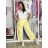 Nohavice dlhé elegantní dámske JITKA (S/M/L ONE SIZE) TALIANSKA MÓDA IM426070/DU tmavě hnědá S/M/L