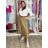 Sukňa dlhá s opaskom dámska GITA (S/M/L ONE SIZE) TALIANSKA MÓDA IMD26032/DU S/M/L čierna