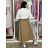 Sukňa dlhá s opaskom dámska GITA (S/M/L ONE SIZE) TALIANSKA MÓDA IMD26032/DU S/M/L čierna