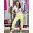 Nohavice strečové dlouhé dámske (S/M/L ONE SIZE) TALIANSKA MÓDA IM426093/DU S/M/L žlutá