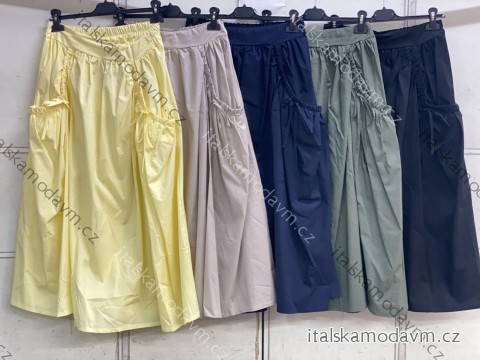 Sukňa dlhá s vreckami dámska (S/M/L ONE SIZE) TALIANSKA MÓDA IMC26118