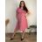 Šaty košilové krátký rukáv dámské (S/M/L/XL ONE SIZE) ITALSKÁ MÓDA IM423KLASA