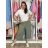 Kalhoty aladinky harémky dlouhé dámské (M/L ONE SIZE) ITALSKÁ MÓDA IMD22212/DR M/L KHAKI
