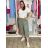 Kalhoty aladinky harémky dlouhé dámské (M/L ONE SIZE) ITALSKÁ MÓDA IMD22212/DR M/L KHAKI