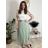 Sukňa s páskem dlhá dámska WENDY (S/M/L ONE SIZE) TALIANSKA MÓDA IMWHA26001/DUR S/M/L ružová