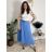 Sukňa s páskem dlhá dámska WENDY (S/M/L ONE SIZE) TALIANSKA MÓDA IMWHA26001/DUR S/M/L ružová