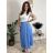 Sukňa s páskem dlhá dámska WENDY (S/M/L ONE SIZE) TALIANSKA MÓDA IMWHA26001/DUR S/M/L ružová