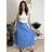 Sukňa s páskem dlhá dámska WENDY (S/M/L ONE SIZE) TALIANSKA MÓDA IMWHA26001/DUR S/M/L ružová
