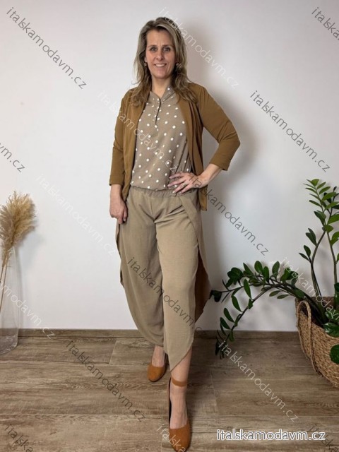 Nohavice letné dámske LORA (S/M/L ONE SIZE) TALIANSKA MÓDA IM42610111/DU