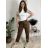 Nohavice strecové dámske (M/L/XL ONE SIZE) TALIANSKA MÓDA IM426043