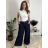 Nohavice elegantné s opaskom dámske BEATA (S/M/L ONE SIZE) TALIANSKA MÓDA IM425718