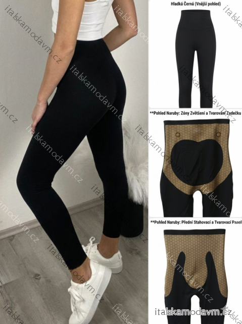 Legíny tvarující stahující dlouhé dámské (S/M-L/XL-XL/2XL) PMWLL262718/DUR Černá S/M