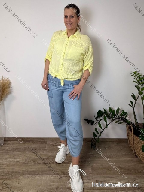 Nohavice dlhé letné dámske TARA (S/M/L ONE SIZE) TALIANSKA MÓDA IMSM260001