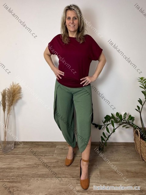 Nohavice letné dámske LORA (S/M/L ONE SIZE) TALIANSKA MÓDA IM42610111