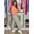 Tepláky elegantné dámske nadrozmer (44/46/48 ONE SIZE) TALIANSKA MÓDA IM426009