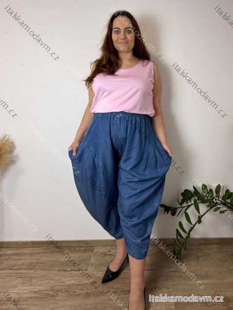 Tielko letné dámske nadrozměr LORA (50/52/54 ONE SIZE) TALIANSKA MÓDA IMWHA2600001/DUR 50/52/54 růžová světlá