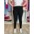 Legíny dlhé dámske nadrozmer (3XL/4XL-4XL/5XL-5XL/6XL) PESAIL PES26Y200D/DUR 5XL/6XL čierna