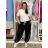 Tepláky oversize dlouhé dámské (M/L/XL ONE SIZE) ITALSKÁ MÓDA IM426084